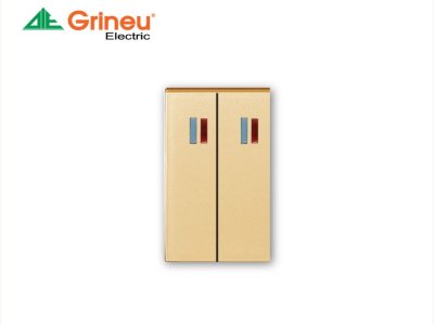 Công tắc đôi 1 chiều loại nhỏ 16A